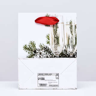 Пакет ламинированный «Новогоднее утро» 11.5x14.5x6 см 2