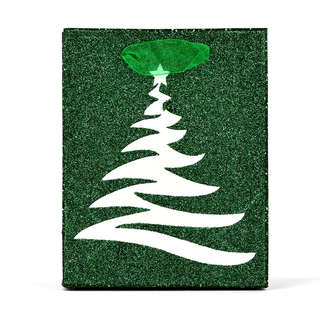 Пакет ламинированный «Ёлочка», глиттер, 12x15x5.5 см 3