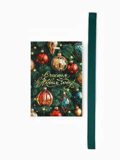 Пакет подарочный с лентой «Счастья в Новом году», 13x19x9 см 5