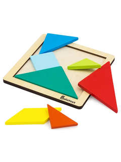 Танграм, дерево, 40 карточек, Alatoys 7