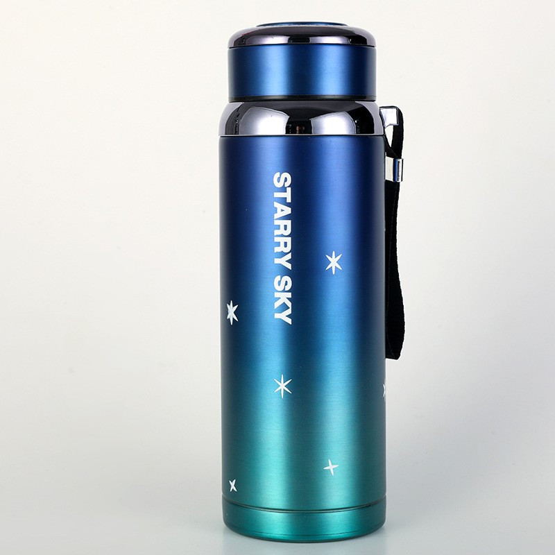 Термос «Starry sky», 800 мл, зелено-синий