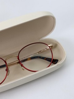 Чехол для очков 'Enjoy life it's delicious' бежевый 4