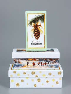 Коробка прямоугольная «Новогодние мечты», 12x6.5x4 см 2