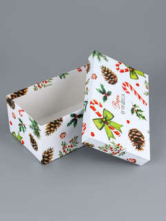 Коробка прямоугольная «Новогодние мечты», 26х16.5х9 см