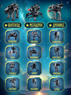 Конструктор 'Wars planet Стражи' 305 деталей, QBRIX KIDS 6