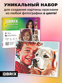 Картина по номерам на холсте по фотографии, 30х40 см, QBRIX 5