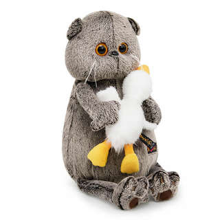 Кот Басик со спящим Гусиком, 30 см, BudiBasa 3