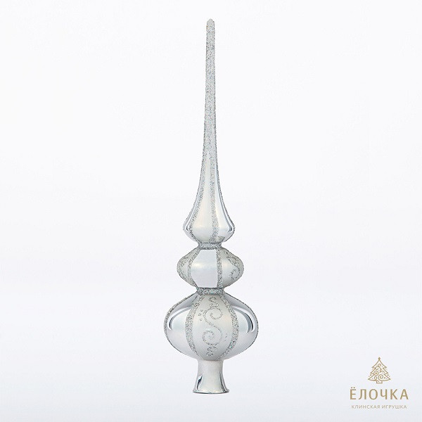 Верхушка 'Романс' 27 см, стекло, артикул С 2047