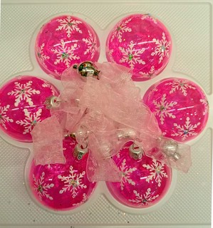 Гирлянда Бирюсинка из 6-ти шаров, стекло