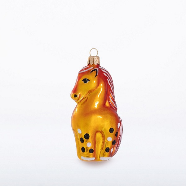 Елочное украшение 'Сивка-Бурка', стекло, артикул С 1669