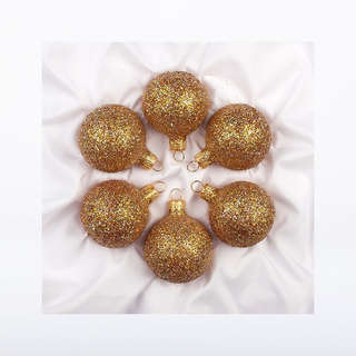 Набор 'Солнечный' из 6-ти шаров, стекло, артикул С 197 1