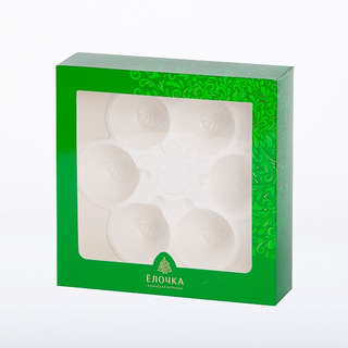 Набор 'Солнечный' из 6-ти шаров, стекло, артикул С 197 2