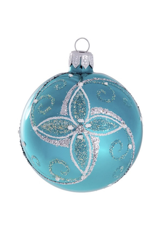 Шар 'Венера', стекло, 7.5 см, артикул С 2454