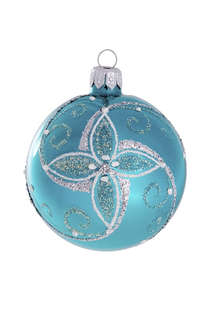 Шар 'Венера', стекло, 7.5 см, артикул С 2454