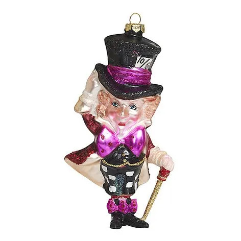 Елочная игрушка 'Безумный шляпник' 14 см, стекло, Holiday Classics