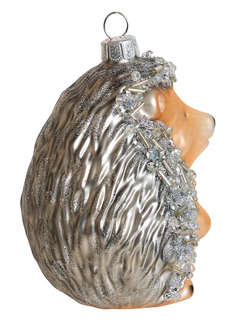 Елочное украшение 'Серебристый ежик' 10 см, стекло, Holiday Classics 2