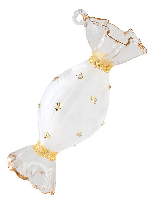 Елочное украшение 'Конфета Королевский шарм' 10 см, стекло, Holiday Classics