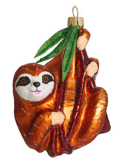 Елочное украшение 'Ленивец' 11 см, стекло, Holiday Classics