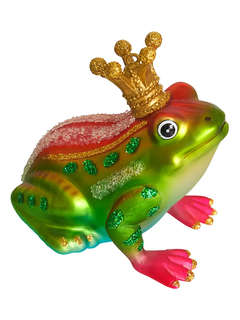 Елочное украшение 'Царевна-лягушка' 7 см, стекло, Holiday Cla...