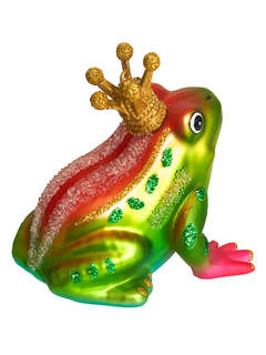 Елочное украшение 'Царевна-лягушка' 7 см, стекло, Holiday Classics 2