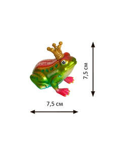 Елочное украшение 'Царевна-лягушка' 7 см, стекло, Holiday Classics 3