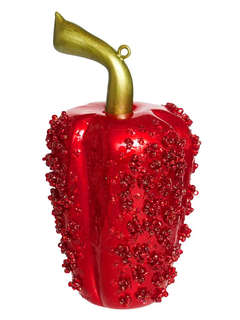 Елочное украшение 'Перец 'Китайский Фонарик' 10 см, стекло, H...