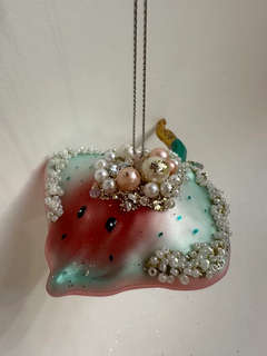 Елочная игрушка 'Скат Голубая лагуна' 13 см, стекло, Holiday Classics 3