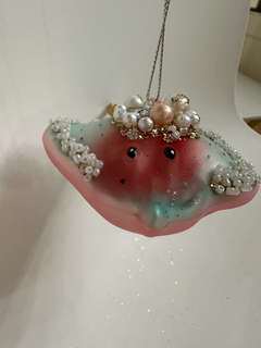 Елочная игрушка 'Скат Голубая лагуна' 13 см, стекло, Holiday Classics 4