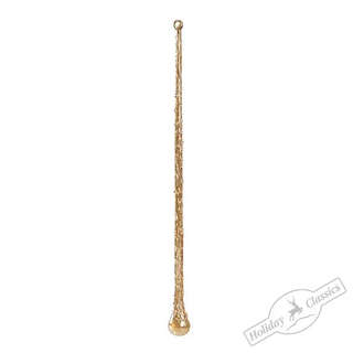 Елочная игрушка 'Сосулька-капля медовая' 30 см, стекло, Holid...