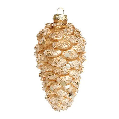 Игрушка на елку 'Шишка Амурский кедр' 13 см, стекло, Holiday Classics