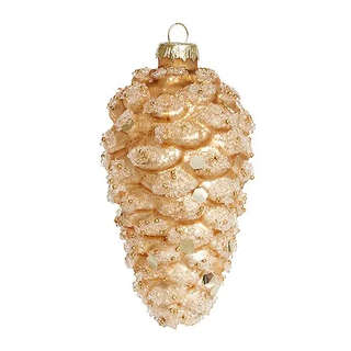 Игрушка на елку 'Шишка Амурский кедр' 13 см, стекло, Holiday ...