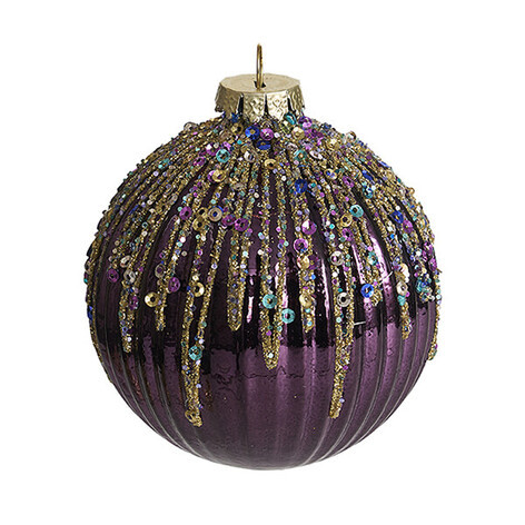 Шар 'Праздничный фейерверк' 8 см, стекло, Holiday Classics