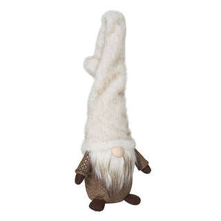 Гном в длинном меховом колпаке, текстиль, 36 см, Holiday Classics 2