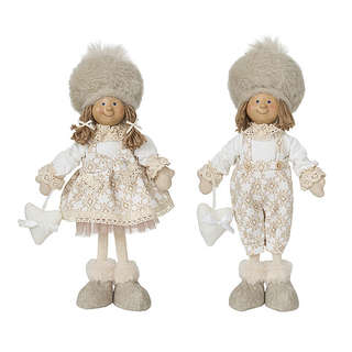 Куклда Тед / Мария 'Кружево мокко мусс', 38 см, текстиль, Hol...