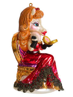 Елочное украшение 'Лошадь - гламурная дива' 12 см, Символ год...