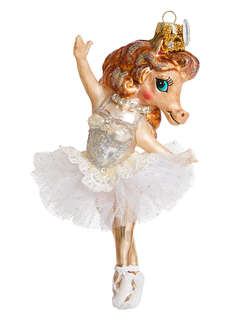 Елочное украшение 'Лошадь-балерина Клаудиа' 16 см, Символ год...