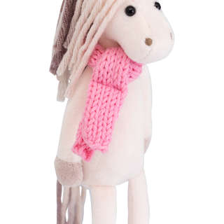 Брелок Лошадка Игогошка в розовом шарфике, 12 см, Символ года 2026, Orange Toys 2