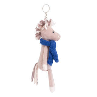 Брелок Коняшка Игогошка в синем шарфике, 12 см, Символ года 2026, Orange Toys 2