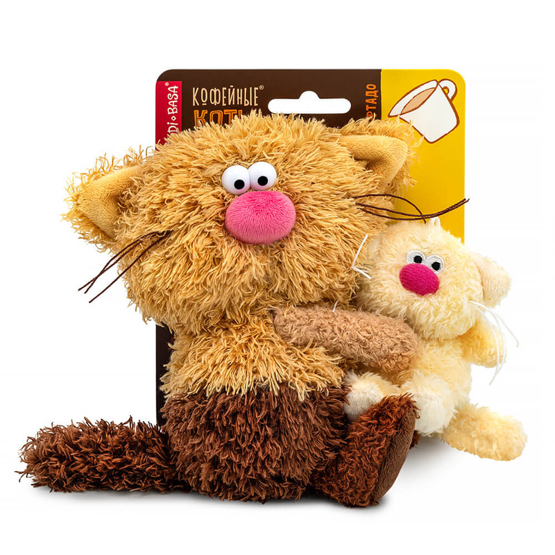 Кофейный Кот Кортадо со Сливками, 12 см, Коллекция 'Сиропчики', BudiBasa