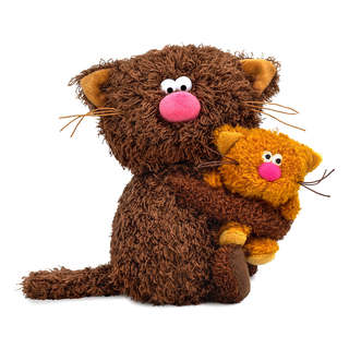 Кофейный Кот Американо с Карамелью, 16 см, Коллекция 'Сиропчики', BudiBasa 2