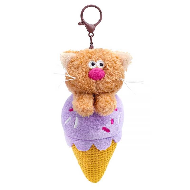 Брелок Раф «Десерт», 14 см, Кофейные коты, BudiBasa