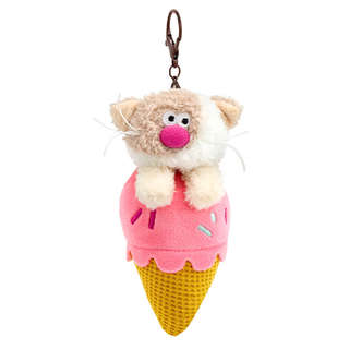 Брелок Латте «Десерт», 14 см, Кофейные коты, BudiBasa