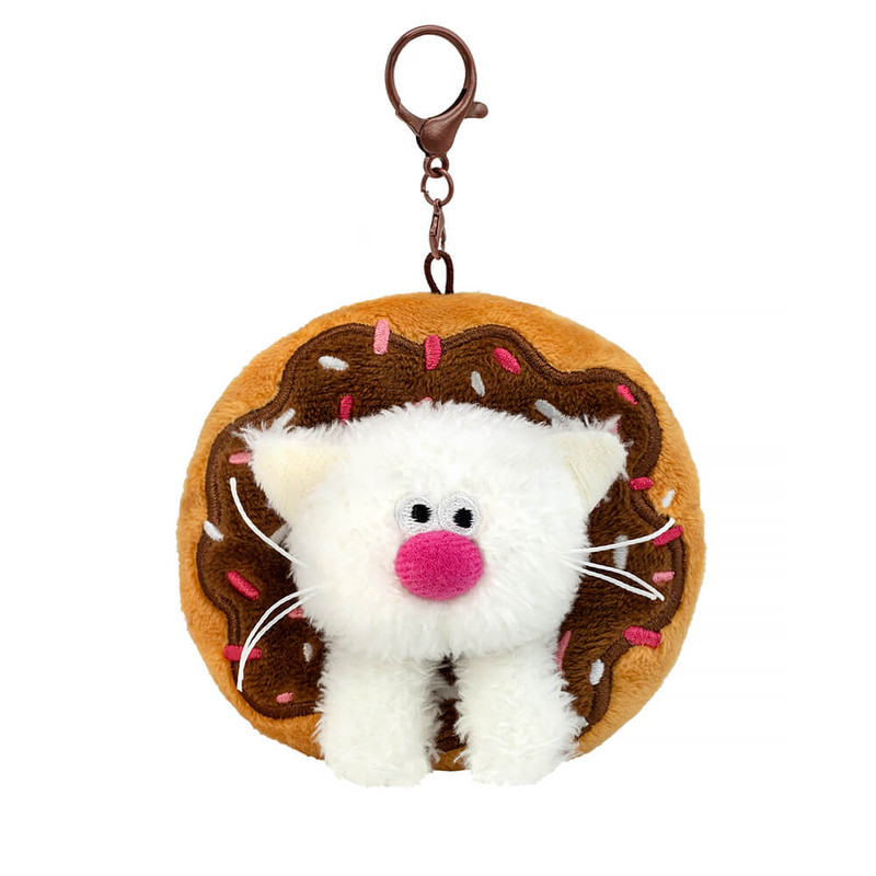 Брелок Молоко «Десерт», 10 см, Кофейные коты, BudiBasa