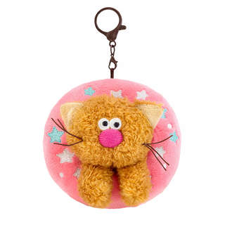 Брелок Кортадо «Десерт», 10 см, Кофейные коты, BudiBasa