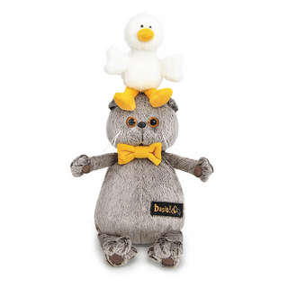Кот Басик с Гусиком, 19 см, BudiBasa 4