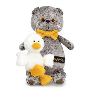 Кот Басик с Гусиком, 19 см, BudiBasa 5