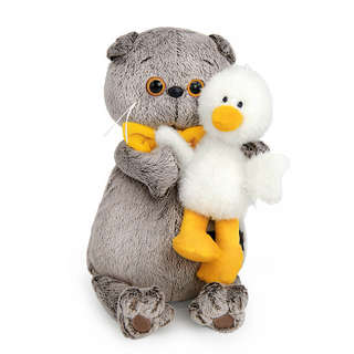 Кот Басик с Гусиком, 19 см, BudiBasa 6