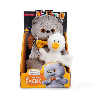 Кот Басик с Гусиком, 19 см, BudiBasa 8