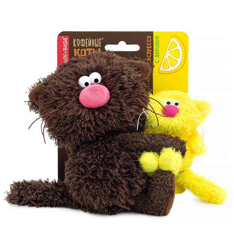Кофейный Кот Эспрессо с Лимоном, 12 см, Коллекция 'Сиропчики', BudiBasa