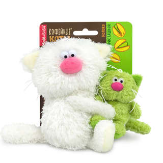 Кофейный Кот Молоко с Фисташкой, 12 см, Коллекция 'Сиропчики'...